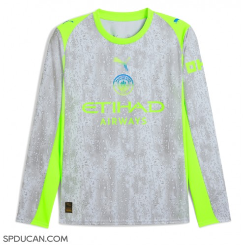 Muški Nogometni Dres Manchester City Rezervni 2025-26 Dugi Rukav